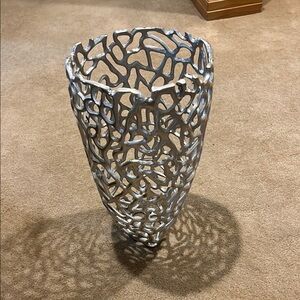 Silver Decorative Vase